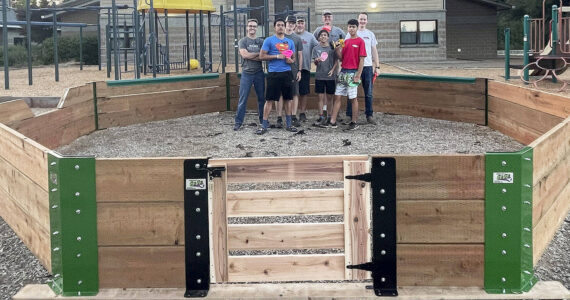 Richele Strong courtesy photo
The new Gaga Ball pit at Vinland Elementary.