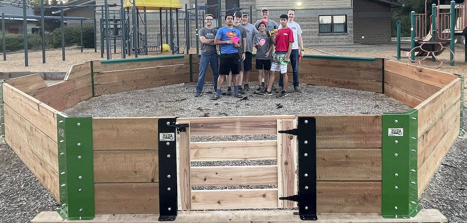 Richele Strong courtesy photo
The new Gaga Ball pit at Vinland Elementary.