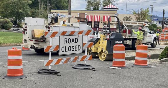 Elisha Meyer/Kitsap News Group
Construction continues on the new roundabout at the Bay Street and Bethel Avenue intersection.