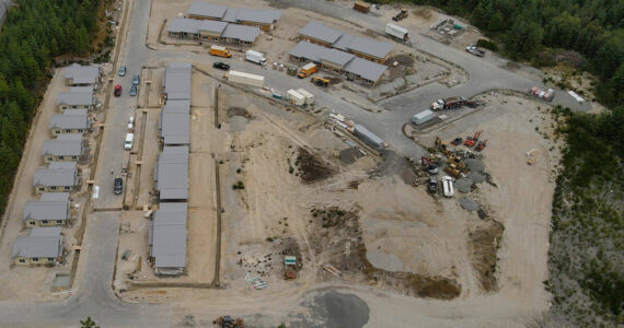 PGST courtesy photo
Aerial view of Phase 1 of the Port Gamble S’Klallam Tribe Housing Authority’s Warrior Ridge project.