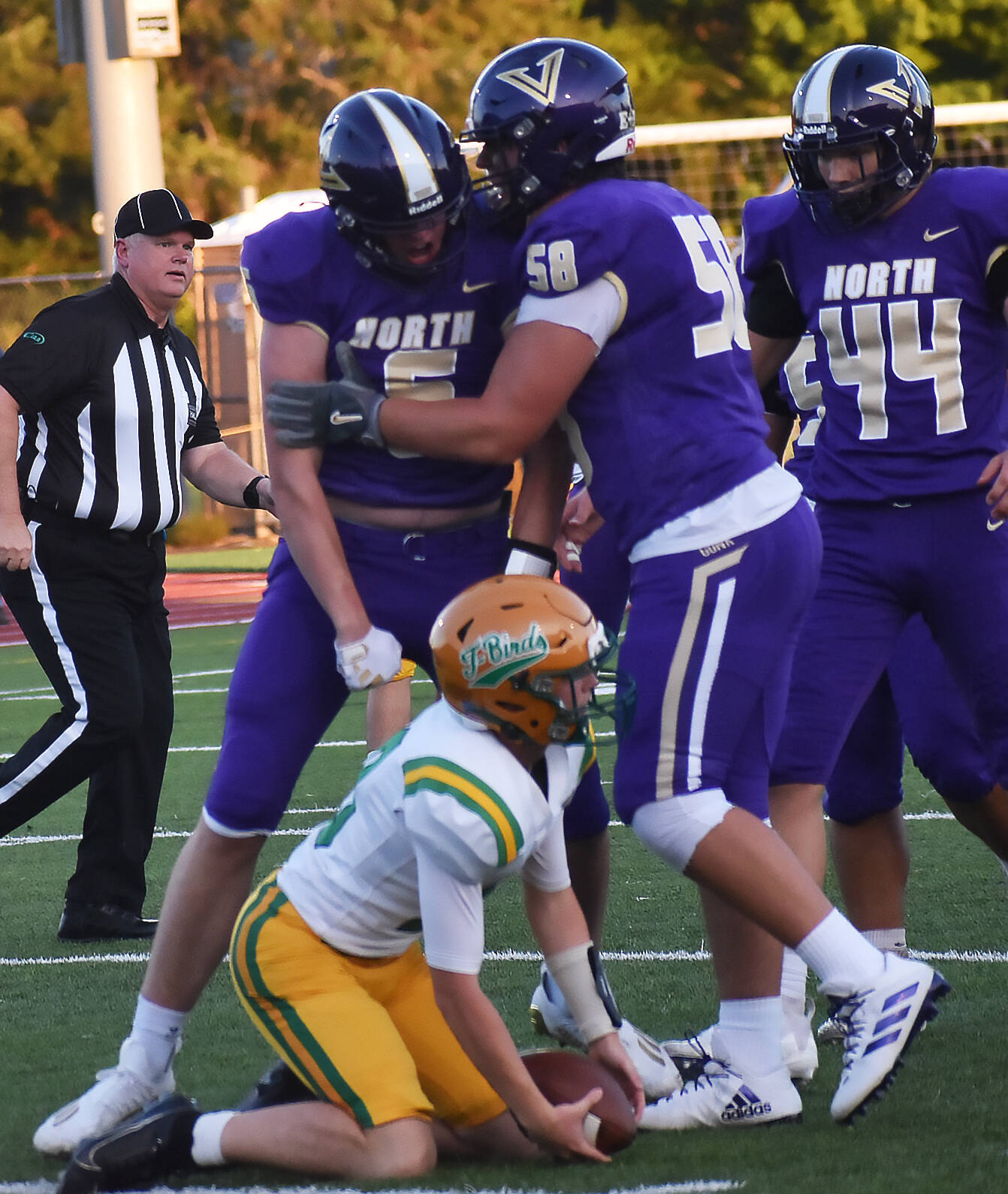 File Photo
North Kitsap football cruises to a victory over Port Angeles.