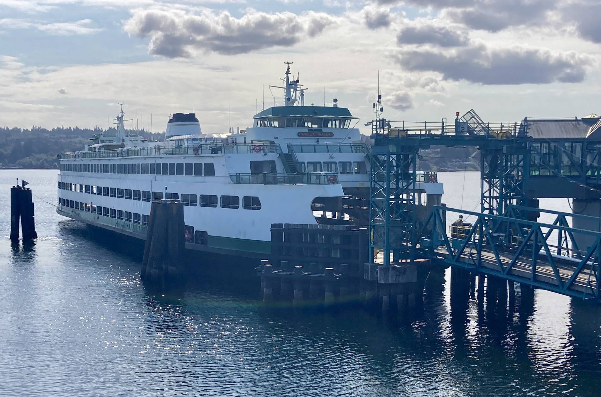 Elisha Meyer/Kitsap News Group
The M/V Walla Walla remains docked in Bremerton, out of service for repairs.