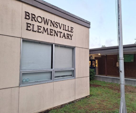 Elisha Meyer/Kitsap News Group
The front entrance side of Brownsville Elementary School.