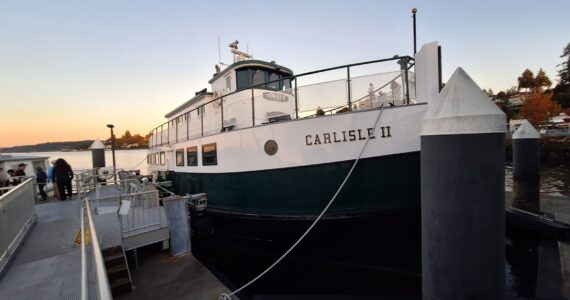 Elisha Meyer/Kitsap News Group
The Carlisle II docked in Port Orchard.