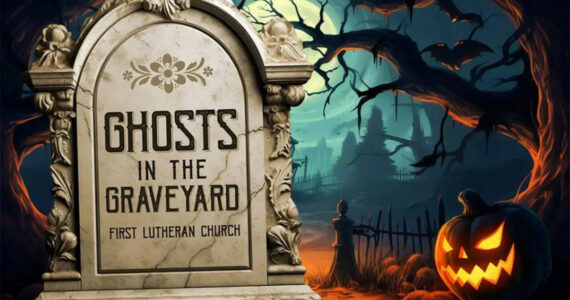 Visit Poulsbo courtesy photo
Poulsbo’s Ghosts in the Graveyard event will be occurring Oct. 21 from 1-3 p.m. at the First Lutheran Church graveyard on Lincoln Road.
