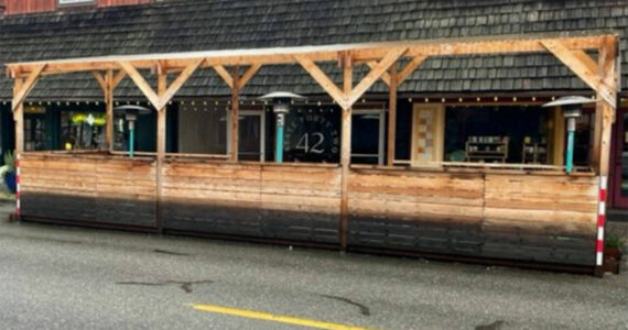 City of Poulsbo courtesy photos
The streatery at State 42 Wines on Front Street.