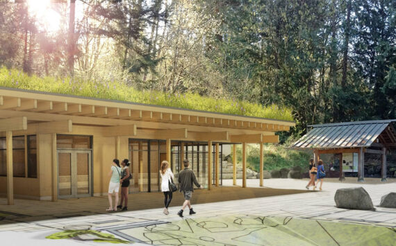 BIJAEMA courtesy image
Rendering of the visitor center to be constructed at the Bainbridge Island Japanese American Exclusion Memorial.
