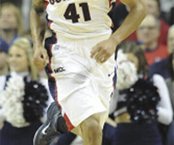 AP Courtesy Photo
Steven Gray playing in a game for Gonzaga.
