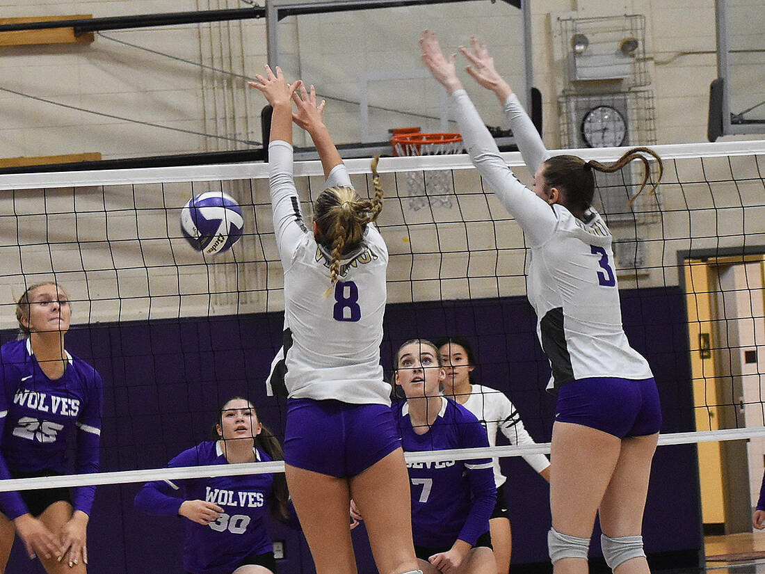 File Photos
North Kitsap volleyball will head to state despite a 1-2 record at districts.