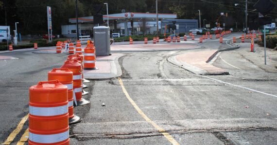 Elisha Meyer/Kitsap News Group Photos
A look at the new roundabout on the intersection of Bay Street and Bethel Avenue.