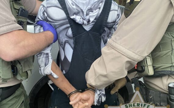 KCSO courtesy photo
Law enforcement arrests Charles Edward Key who was wanted in connection to the murder of a 43-year-old woman.
