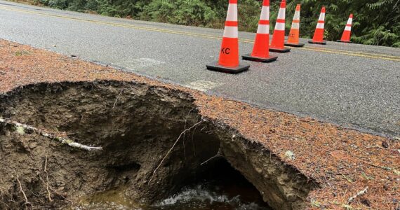 Kitsap County courtesy photos
Damage to the culvert underneath Sunnyslope Road SW caused a closure of the road.