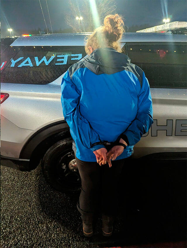KCSO courtesy photo
One of nine shoplifters arrested during a special emphasis patrol Dec. 9 conducted by the Kitsap County Sheriff’s Office at the Kitsap Mall in Silverdale.