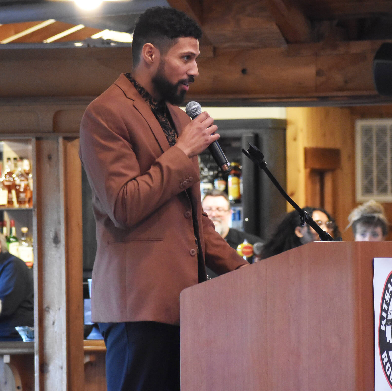 Former Spartan Steven Gray is inducted into the Kitsap Sports Hall of Fame. Nicholas zeller-Singh/Kitsap News Group