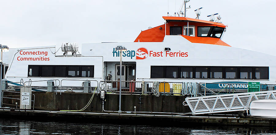 Elisha Meyer/Kitsap News Group
The Commander ferry docked in Bremerton.