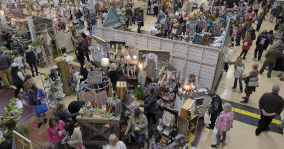 Damon Williams/Kitsap News Group photos
Vendors and patrons pack the Found Market in Bremerton over the weekend.