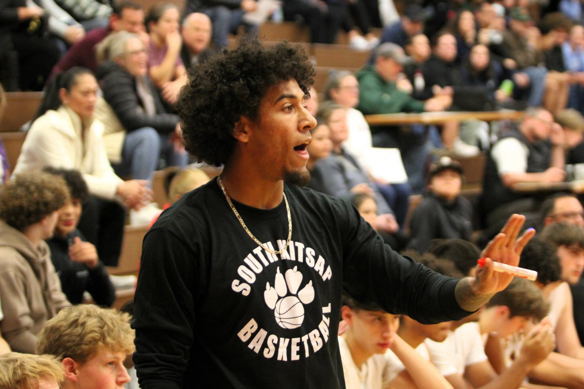 File Photo
South Kitsap boys basketball coach Anthony Lewis.