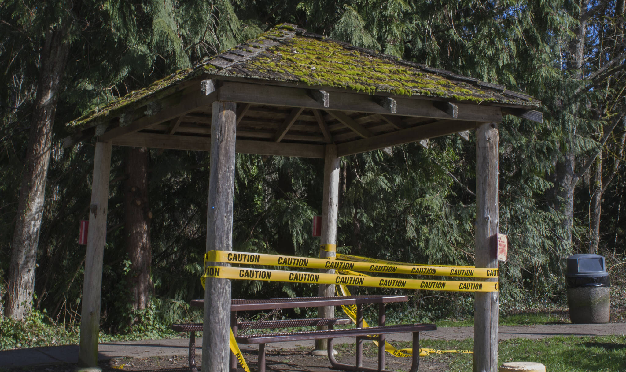 Molly Hetherwick/Kitsap News Group
The city of Bainbridge Island states that it does not have a replacement structure planned following the removal of the gazebo.