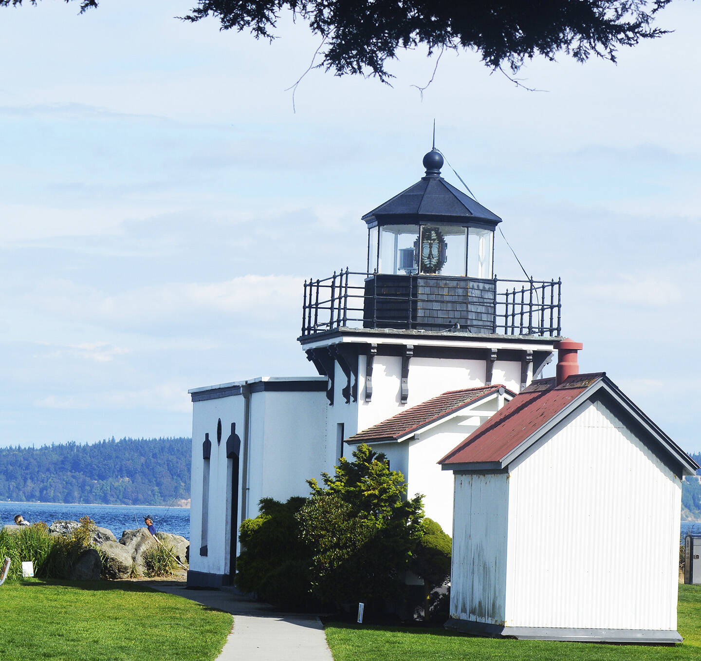 Steve Powell/Kitsap News Group photos
The Point No Point Lighthouse at Hansville is a popular spot in North Kitsap.