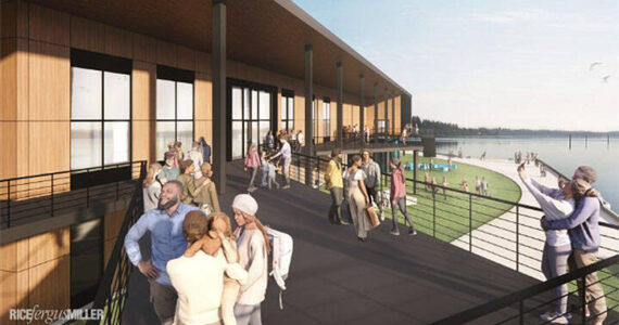 City of PO courtesy image
An artist’s rendition of the Community Events Center in Port Orchard.