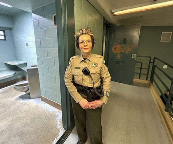 Mike De Felice/Kitsap News Group photos
Penelope Sapp, shown here outside one of the cells, oversees the county jail.