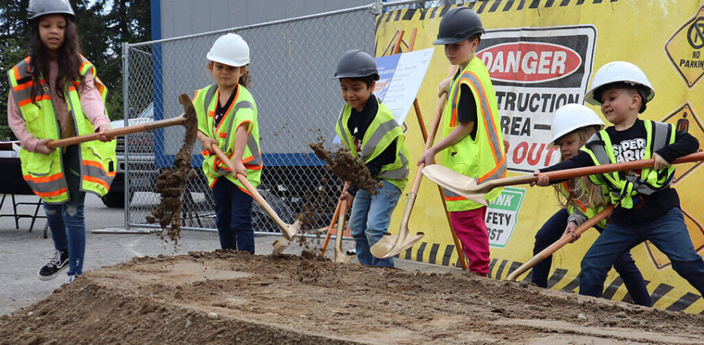 Suquamish Elementary gym addition breaks ground Kitsap Daily News