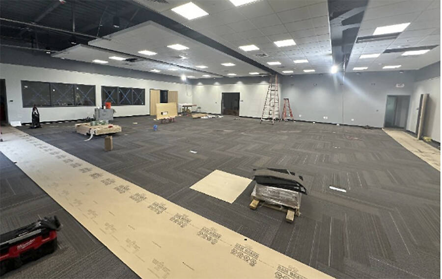 Auditors Office courtesy photo
Work is being done on the interior of the building where the updated voting equipment will be housed.