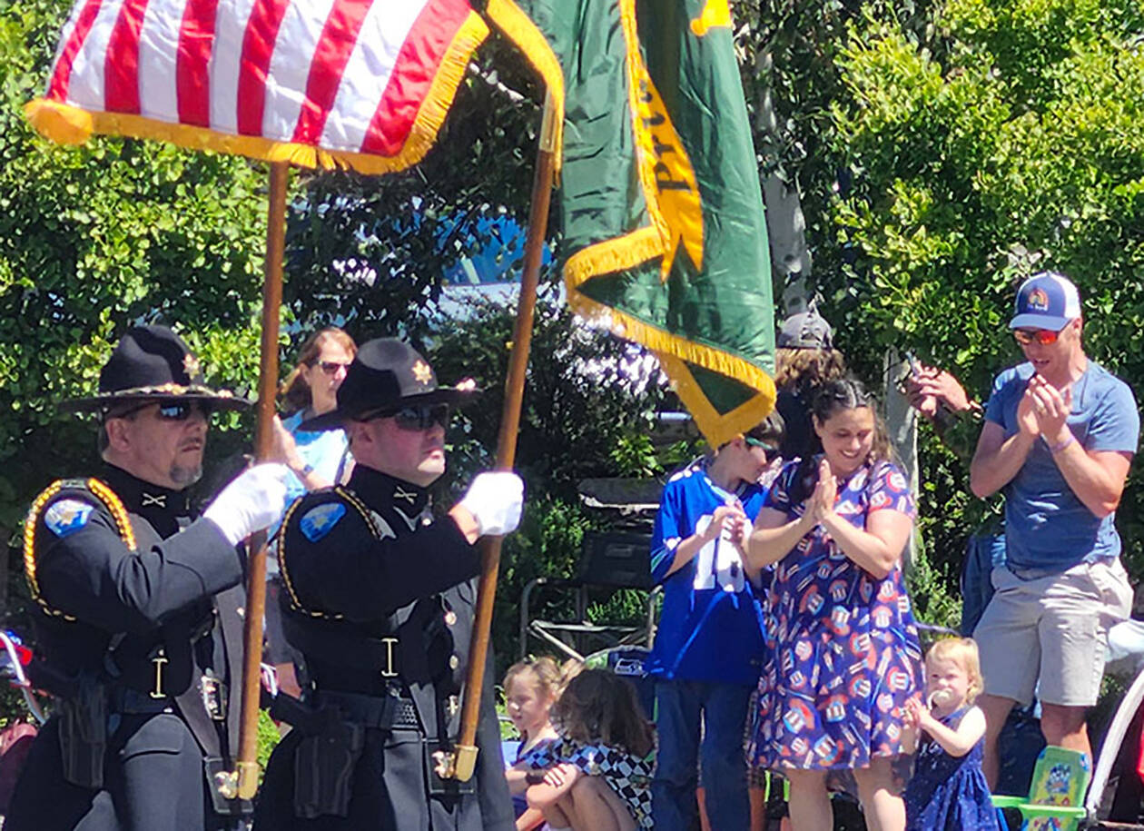 Tyler Shuey/Kitsap News Group photos
The Color Guard kicks off Kingston’s 4th of July parade.