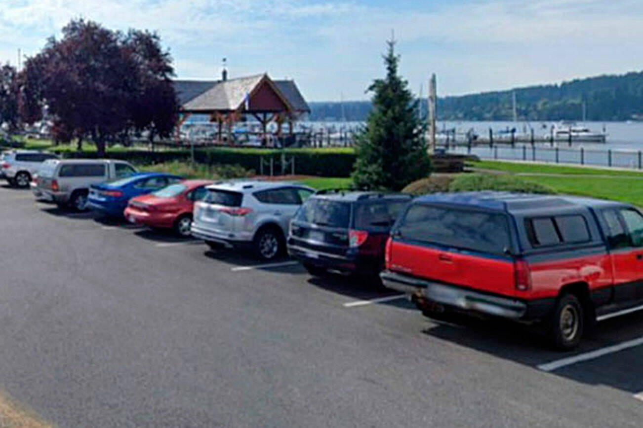 City of Poulsbo courtesy photo
The Anderson Parkway parking lot near the Poulsbo waterfront.