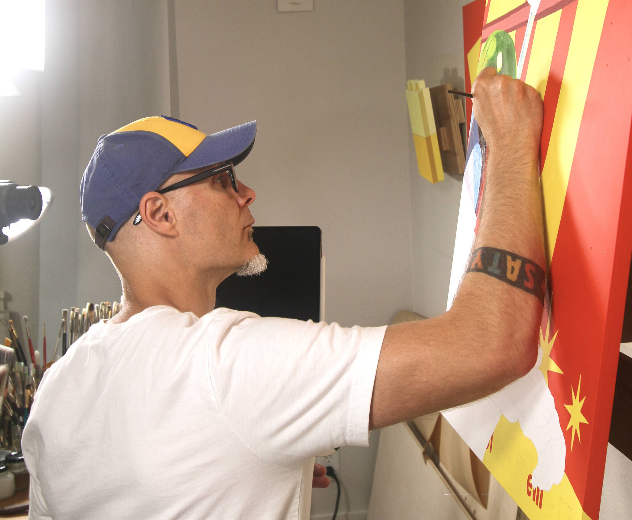 Jimmy Danko courtesy photos
Danko’s creative process starts with sketches and photography before transferring them to canvas or wood panels.