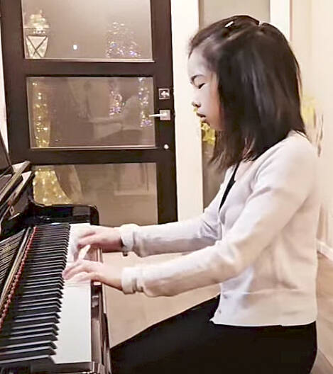 Ilyannie Gonzalez courtesy photo
12-year-old Ilyannie Gonzalez of Port Orchard plays the piano.