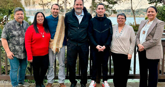 Suquamish Tribe courtesy photo
The new Suquamish Tribal Council (left to right): Council Member Luther “Jay” Mills Jr., Secretary Irene Carper, Vice Chair Josh Bagley, Chairman Leonard Forsman, Treasurer Andrew George, Council Member Azure Boure, and Council Member Lorilee Morsette.