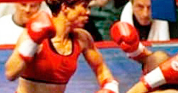 MacGregor courtesy photos
Bremerton boxer Margaret MacGregor in the ring.