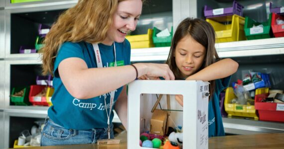 National Inventors Hall of Fame courtesy photo
Camp Claw Arcade allows campers to use their creativity and engineering skills to construct a functional claw arcade out of cardboard.