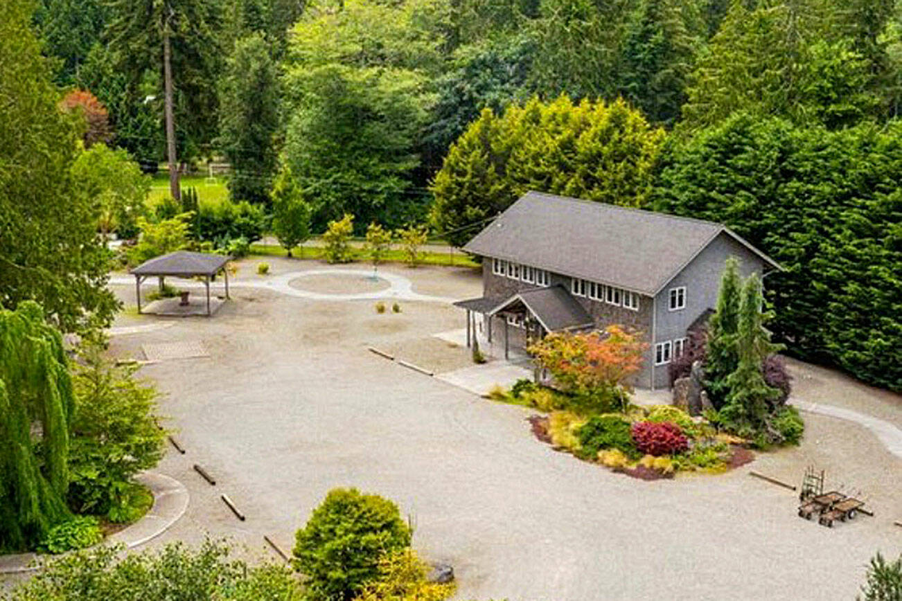 An aerial view of the property in Kingston.