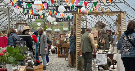 Storie Vintage Market courtesy photos
Shoppers at the market in 2024.