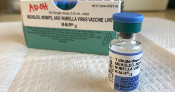 KPHD courtesy photo
MMR vaccine vial.