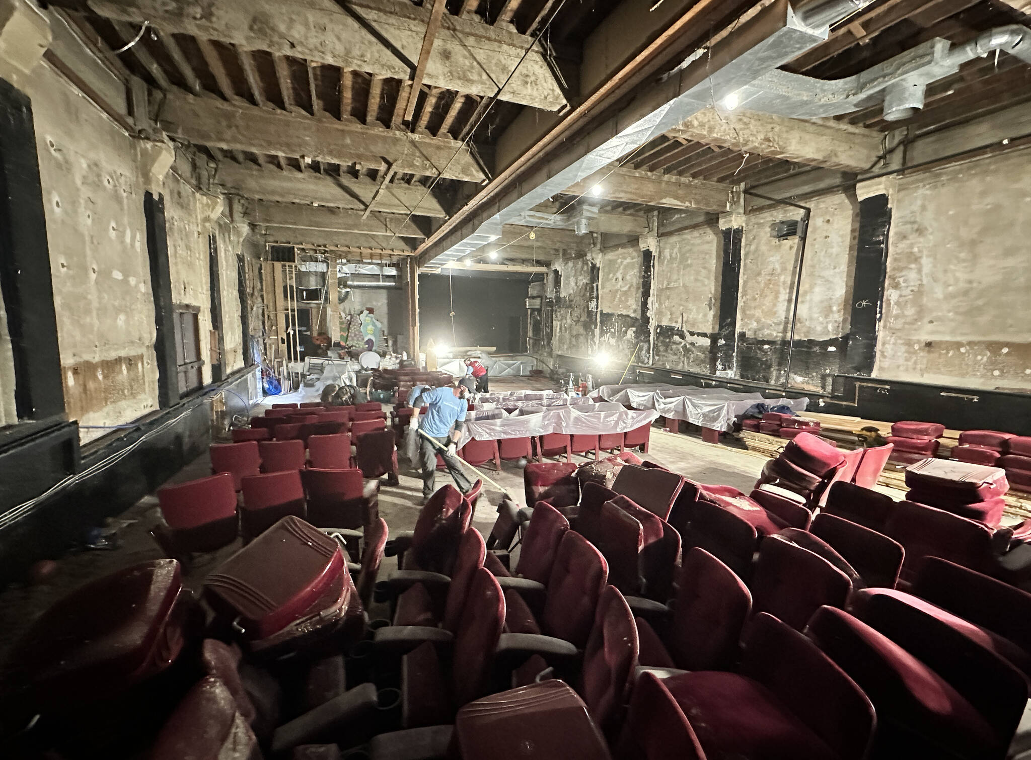 Josh Johnson courtesy photo
Ongoing renovations at the Polaris Theater.