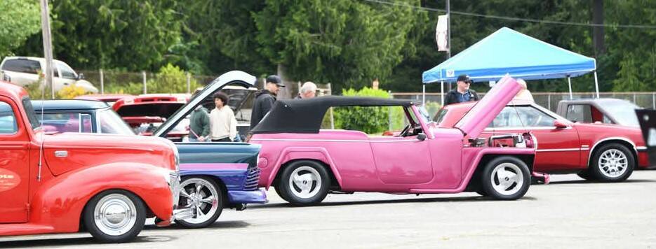Ken Jensen and Karen Langhorn courtesy photos
The car show was held in South Kitsap High School’s north parking lot May 17.
