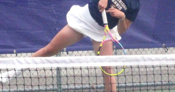 Luke Caputo/Kitsap News Group
Bainbridge Spartan Cece Combs finished fourth in singles at the 2A state tennis tournament in Seattle May 23-24.