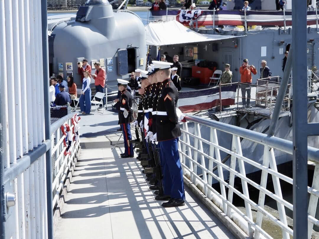 Corey Monson courtesy photos
The annual event honors fallen service members with a color guard presentation, rifle salute, and wreath laying.
