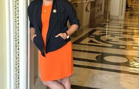 Mike De Felice/Kitsap News Group
U.S. Rep. Emily Randall of the 6th Congressional District in the south wing of the United States Capitol in Washington, D.C.