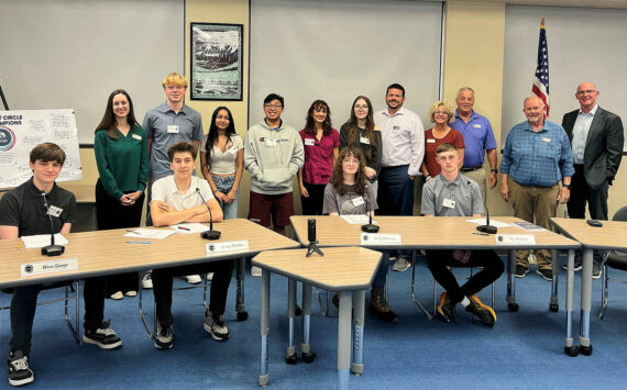 SKSD courtesy photo
Student Circle of Champions members led the school board’s work study session June 4.