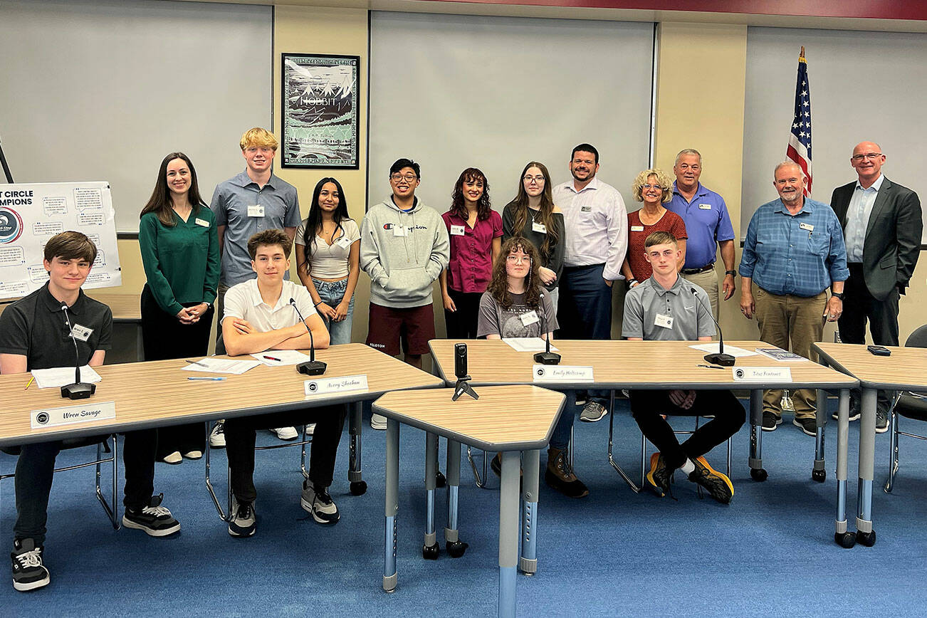 SKSD courtesy photo
Student Circle of Champions members led the school board’s work study session June 4.