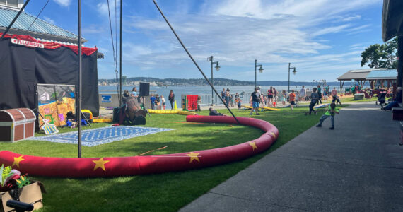 Chelsea Pemberton courtesy photo
The Vuelta La Luna Circus used up the entire space of Port Orchard Waterfront Park July 2.