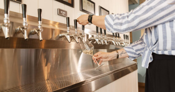 Jefte Sanchez courtesy photos
The Sip in downtown Poulsbo features a self-serve concept for customers.