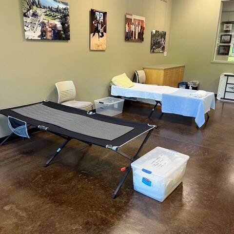 Kingston Cares courtesy photo
The shelter is housed at the Village Green Community Center.