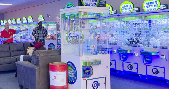 Britney Fletcher-West/ Kitsap News Group photos
Every machine in the arcade carries a different prize.
