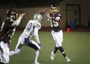 South Kitsap quarterback Gordy Anderson had a career night in leading the Wolves past Heritage to earn a spot in the state 4A playoffs.
