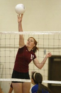 Senior outside hitter Stephanie Osterdahl had 10 kills in Tuesday’s 5-20